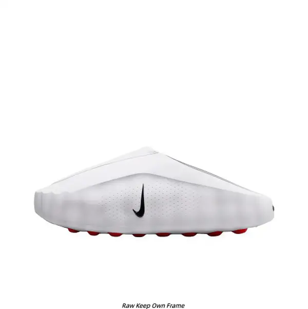 All White Molded Perforated Slide Sandals White Red Dual-Tone Dot Anti-Slip Sole Quick Dry Water-Friendly Shower Slides Unisex
