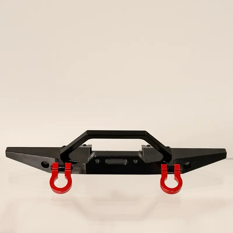 Bumper Rc Scale 1:12 - 1.16 with Red Hooks for Enhanced Grip and Durability