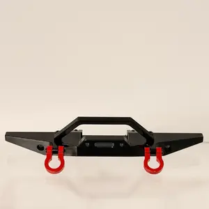 Bumper Rc Scale 1:12 - 1.16 with Red Hooks for Enhanced Grip and Durability