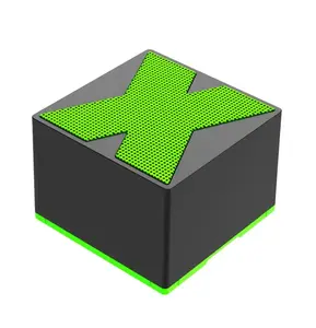 Portable Mini Wireless Bluetooth Speaker Subwoofer High-End Metal Colorful Speaker Black Easy to Use