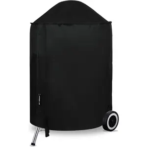 22 Inch Grill Cover for Weber Kettle Charcoal,  and Heavy Duty BBQ Covers with Fade Resistant