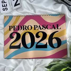 Pedro Pascal 2026 Wall Calendar Planner - Daddy Joel Miller, Pedro Pascal Celebrity Merchandise, Celebrity Crush Merch, Perfect Gift for Actor Enthusiasts, Unique Holiday Gift for Fan, Home Office Wall Decor