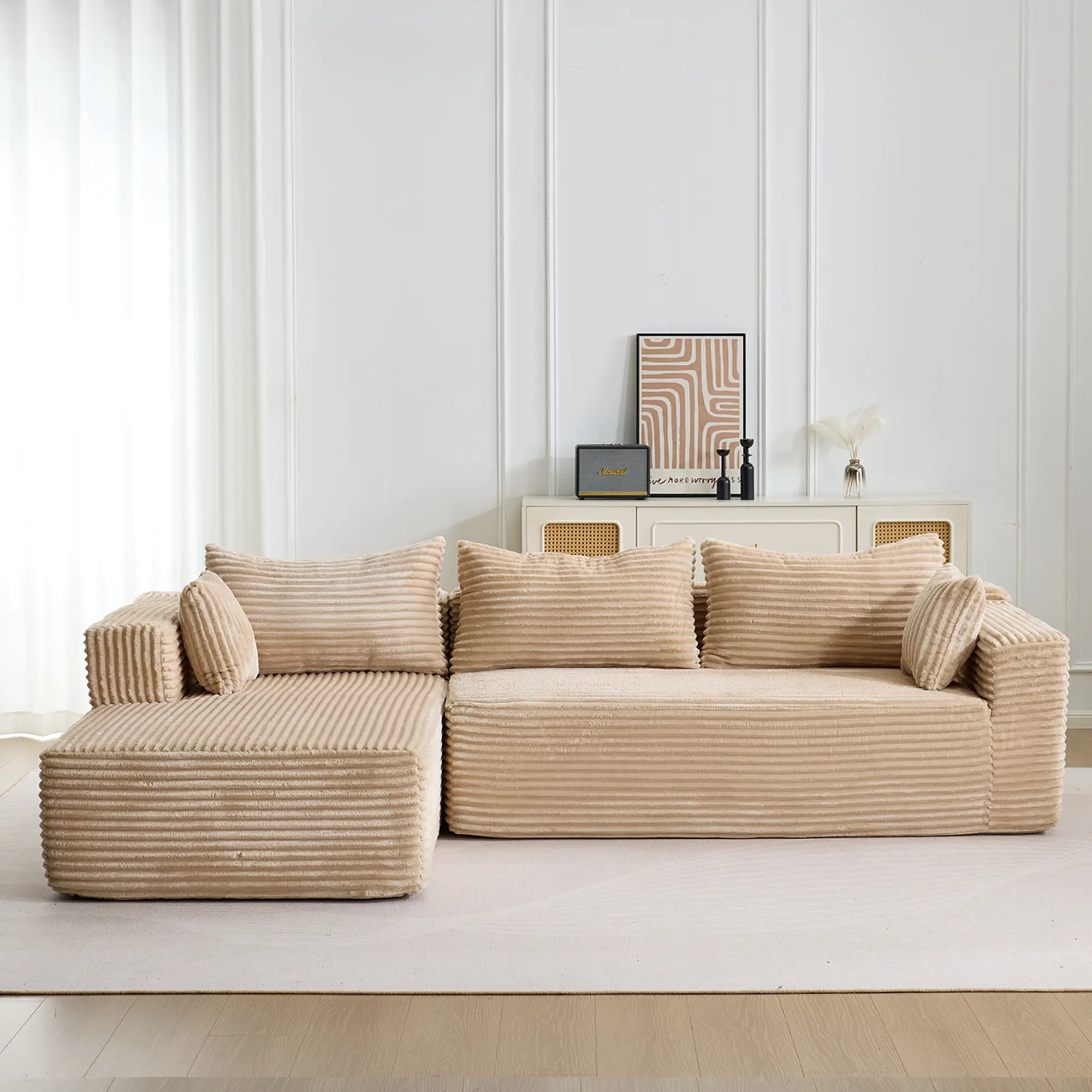 Beige (Without Cup holder + Side pocket)