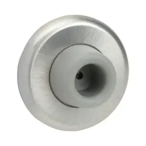 Pamex DD0253SS 2.5 in. Diameter Concave Wall Stop - Satin Stainless Steel Finish