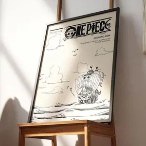 [Sale Off Up To 50%] [Unframe] The Pirate Anime & Manga Poster, Premium Matte Wall Art, Minimalist Japanese Print, Vintage Retro Gift