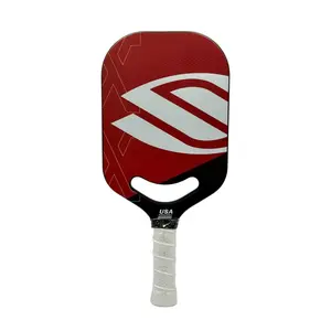 2026 Professional USAPA Certified T700 Carbon Fiber Heat-Pressed Smile Hole Frameless Pickleball Racket