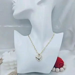 ValdiviaJewelry #2503 Necklace and Heart Pendant — High-Quality 14K Gold-Filled