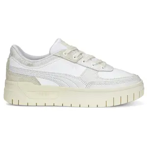 PUMA Womens Cali Dream Thrifted Lace Up Sneakers Shoes Casual - White