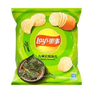 Lay's Crunchy Kyushu Seaweed Flavored Potato Chips, 34g Snack