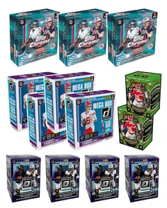 742 PYT 13 Box Break Topps Chrome Mega x3 Optic Blaster x4 Donruss Mega x4 Select Blaster x2