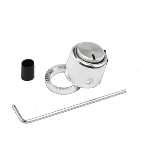 D'Addario Loknob Pro (Large Silver Metal Knob)