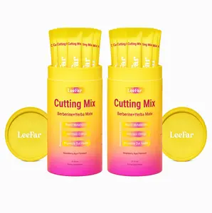 2 Pack LeeFar Cutting Drink Mix – | OL Strawberry Açaí Flavor – | (30 Servings)