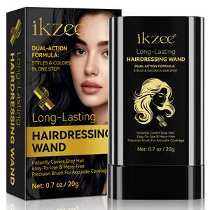 Ikzee Hair Dye Comb - Easy To Use & Mess Free Gray Coverage, 2 in 1 Instant Dye for Women & Men Waterproof Long Lasting