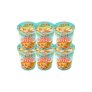 NISSIN 【Value Pack】Spicy Seafood Flavor Cup Noodles, 2.54oz*6 NISSIN 【Value Pack】Spicy Seafood Flavor Cup Noodles, 2.54oz*6