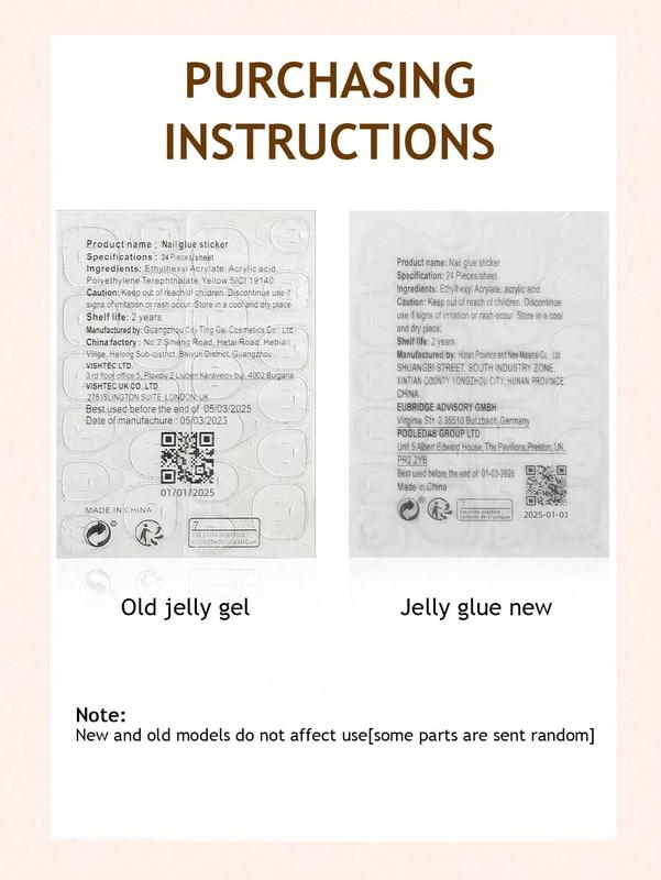 24Pcs Short Square Press-On Nails with White French Tips & Crystal Bow Rhinestone Decor - Nude Pink Base, Elegant Glamour for Daily or Occasion Wear