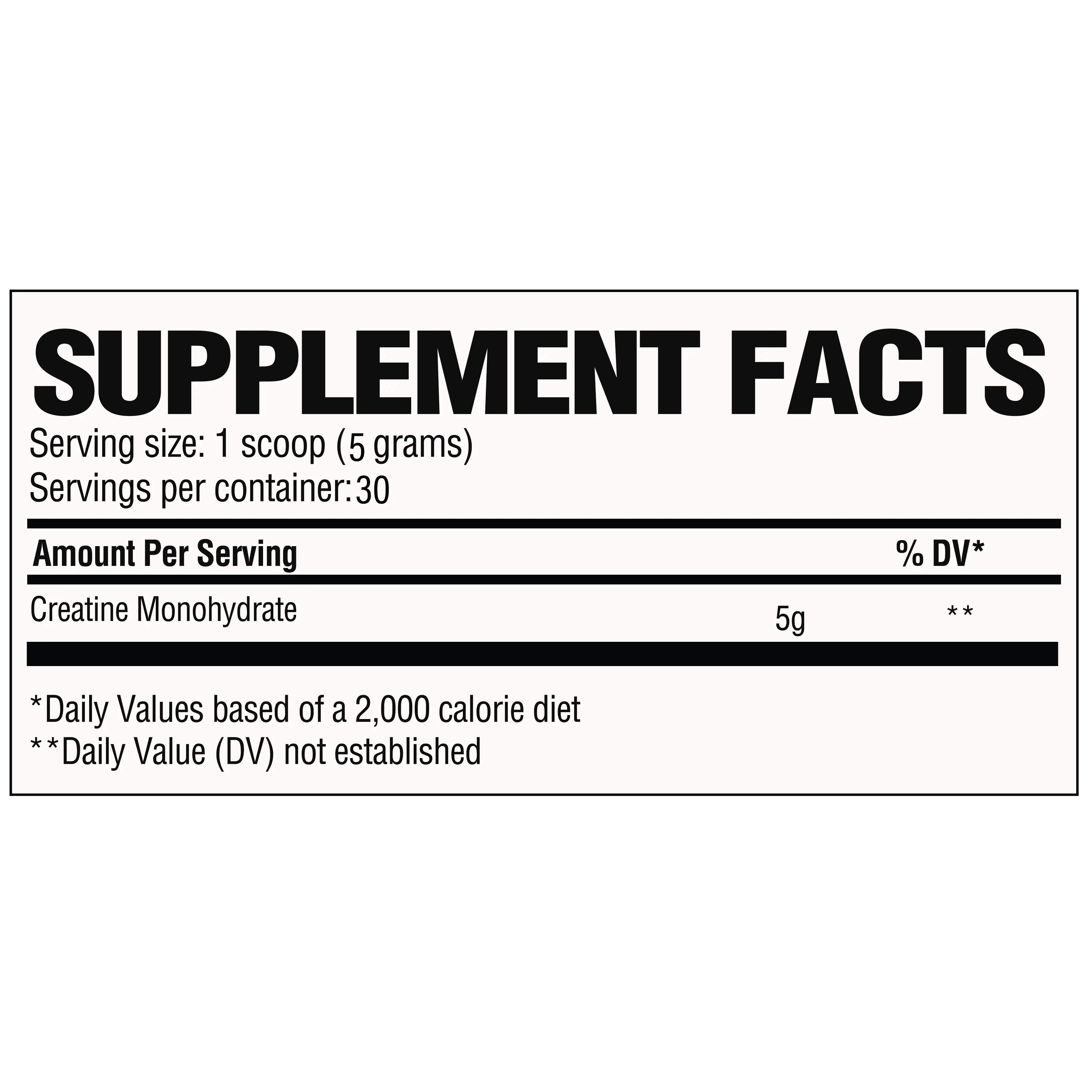 RAW Nutrition Micronized Pure Creatine Monohydrate Powder - Unflavored, Caffeine-Free, No Artificial Flavors, Any Time of Day Athletic Training Support, Adult Health & Fitness Dietary Supplement
