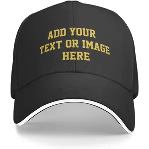 Custom Hats Add Photos/Logo/Text to Design Your Personalized Baseball Cap for Men & Women Adjustable