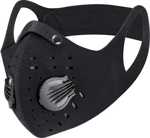 Sports Face Mask with Detachable Filter for Cycling Running Walking and other Outdoor Activities Blue , Red , Black