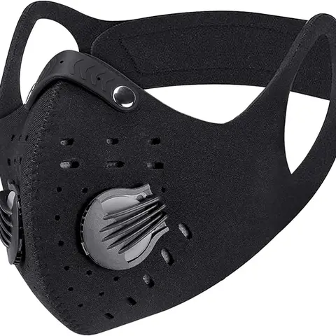 Sports Face Mask with Detachable Filter for Cycling Running Walking and other Outdoor Activities Blue , Red , Black