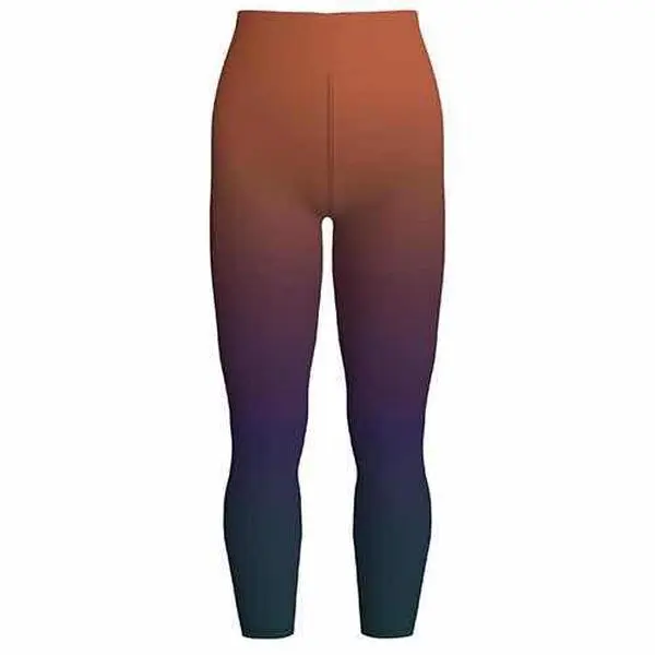 LuLaRoe Women's Skinny Soft Ultra-Stretch High-Stretch Leggings - Polyester-Spandex Brushed DTY Fabric, Autumn Gradient Ombre Print Bottoms