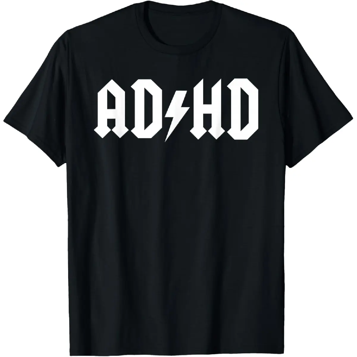 Men's ADHD Squirrel Funny Casual Classic Cotton Round Neck Short-Sleeve T-Shirt - Menswear Relaxed-Fit Comfy Top