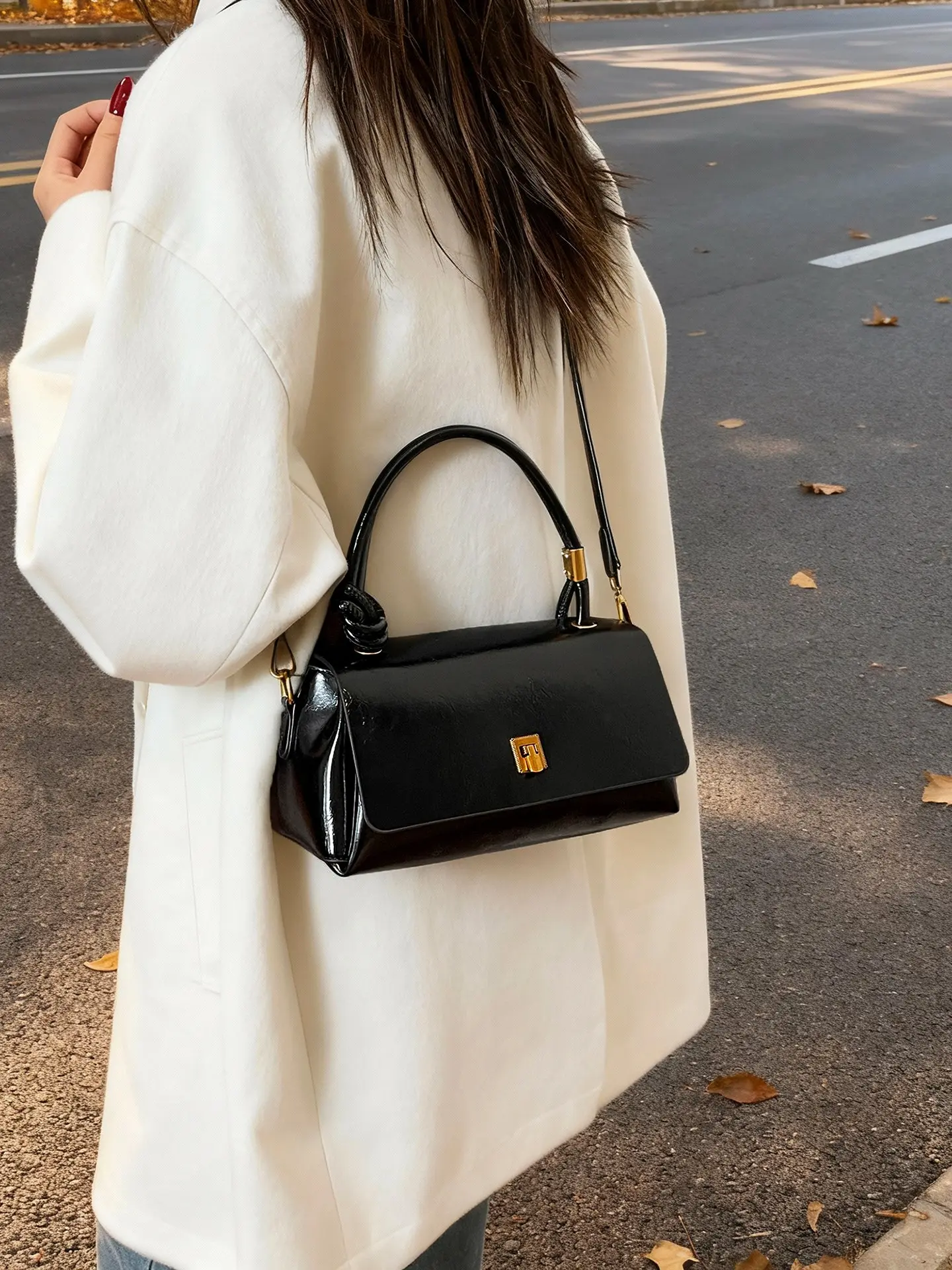 Women's Vintage Small Square Handbag, Fashionable Commuter Crossbody Bag, Versatile Casual Shoulder Bag, New Season Must-Have