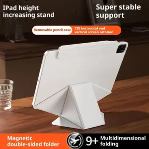 ZOYU for iPad Pro 11 12.9 10/11th Increase Height Bracket Case, Magnetic Detachable Cover iPad Air 4/5th 11/13 M2 M3 mini 6/7th