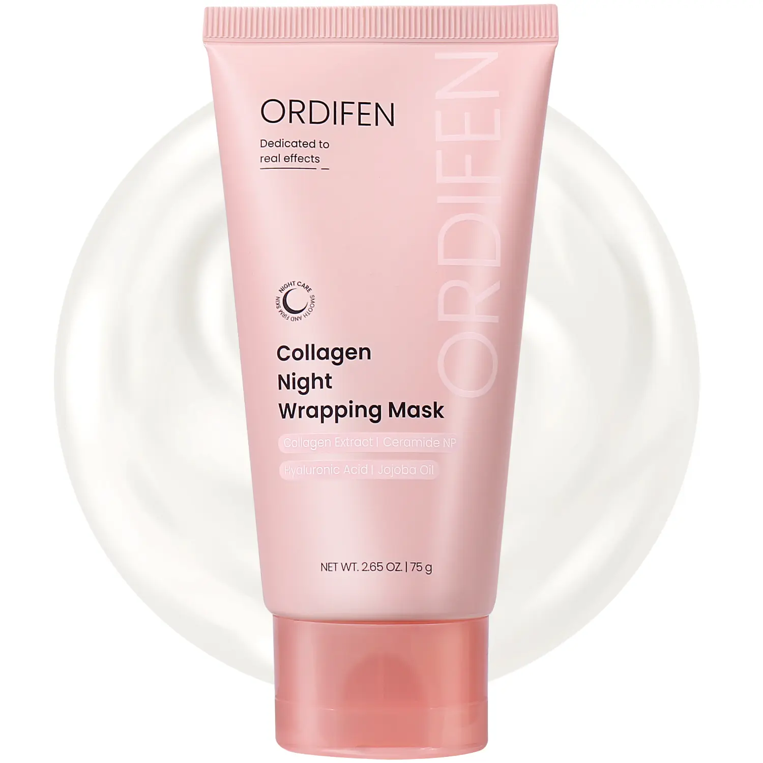 ORDIFEN Collagen Wrapping Peel Off Facial Mask - Elasticity & Hydration Care Reduces Sagging & Dullness Korean Skincare collagen face masks hyaluronic acid collagen face masks eye patches beef tallow skin wrapping mask korean skincare products