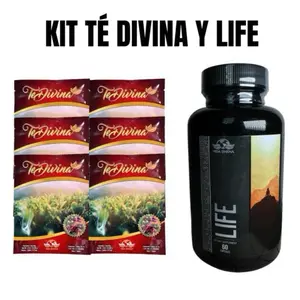 Kit Té Divina + Capsulas Life - Tea Detox Natural Beverage