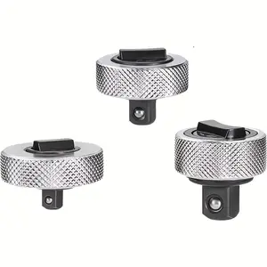 3pc Reversible Thumb Wrench Set - Palm Ratchet Wrench, 1/4 inch, 3/8 inch, 1/2 inch Drive Ratchet Wrench Set