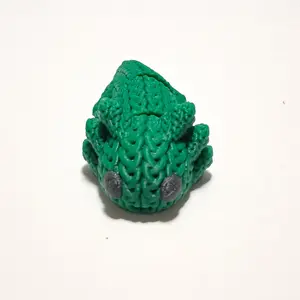 3D Printed Knit Texture Flexi Axolotl Collectible Figurine, Fidget Finger Toy, Decorative Sculptures, Home Decor Accessory for Classic & Novelty Toy Enthusiasts