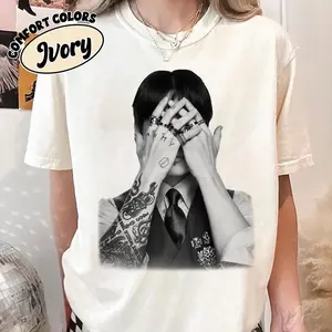 Comfort Colors Jungkook Vintage Shirt, jk vintage Tee Retro Jungkook Music Gifts Retro Jungkook Kpop Fan Gifts for Army Unique Birthday Gift for Her