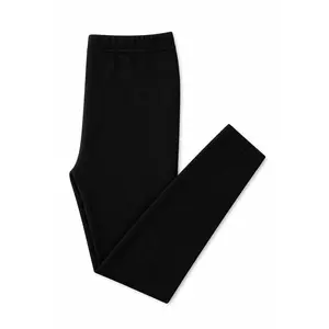 Black Leggings - High Waist Leggings Comfortable Fit For Kids Ideal For Everyday Wear - Stretchy Fabric