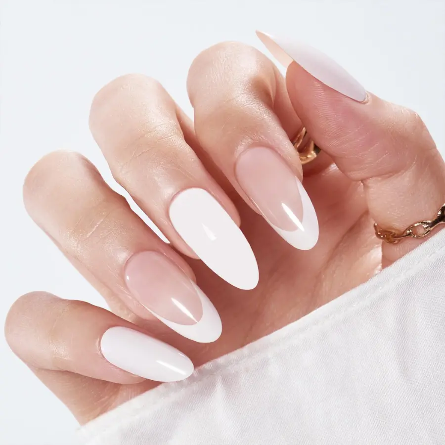 32-Piece Short Almond Press-On Nail Set 32-Piece Short Almond Press-On Nail Set