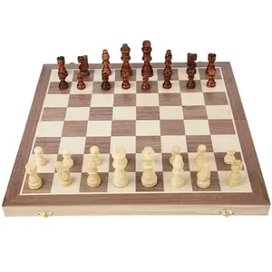 Portable Folding Chess Set, Premium Gift Box Travel Desktop Strategy Board Game