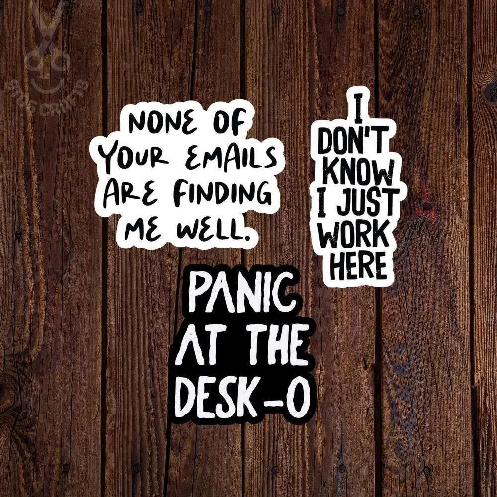 Office Humor Sticker Pack
