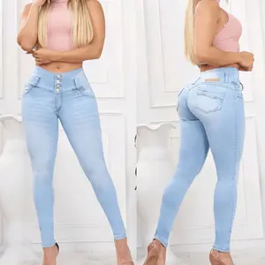 Colombian jeans lifts ponpi Comfortable Denim Lady