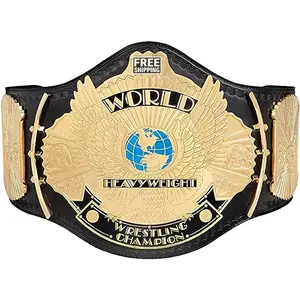 All Winged Eagle Adult Championship Title Belt Replica - Leather Straps  - Fan Gift