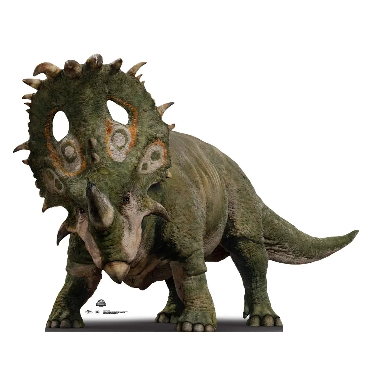 Advanced Graphics 3505 Life-Size Jurassic World Sinoceratops Dinosaur Cardboard Cutout - 59x73 in, Self-Standing Easel-Included, High-Quality Printing, Graduation Party Decor, Watch Party Decor, Collectibles Home Accent