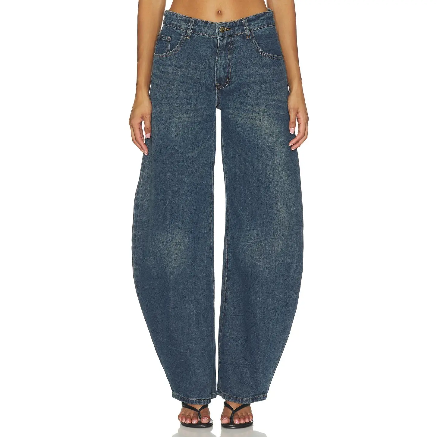 LIONESS Horseshoe Jeans in Washed Indigo