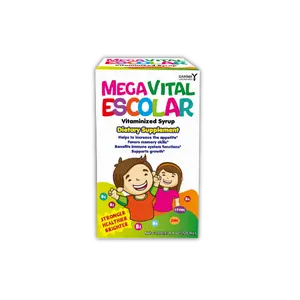 Megavital Escolar Jarabe Vitaminado Para Niños- Vitaminized Syrup for Children