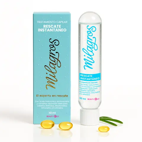 Milagros Azul Plex Haircare Scalp Serum Ampoule - 30ml, Intensive Amino Acid Alcohol-Free Treatment for Adults, All Hair Types, Root Strengthener, Deep Repair for Color & Chemically Treated Locks, Shine Booster
