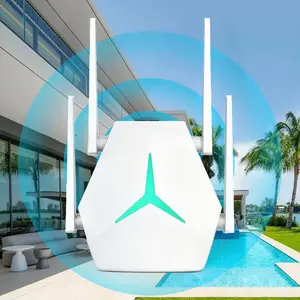 1200Mbps WiFi Extender Signal Booster,Dual Band  Repeater Long Range WiFi Signal Amplifier Covers 12000Sq.ft,100+Devices Efficient Heat Dissipation,Easy Setup WiFi Repeater w/Ethernet
