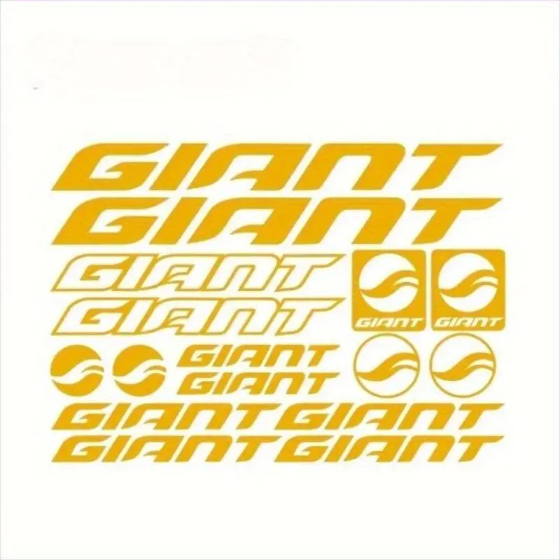 16-Piece Giant New Standard Bike Jie Xant Mountain Bike Frame Stickers DIY Alone Adhesive Decals