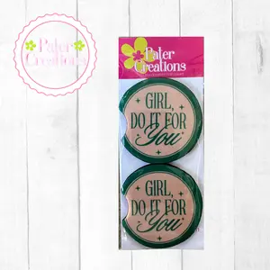 Girl, Do It For You Car Coaster Set