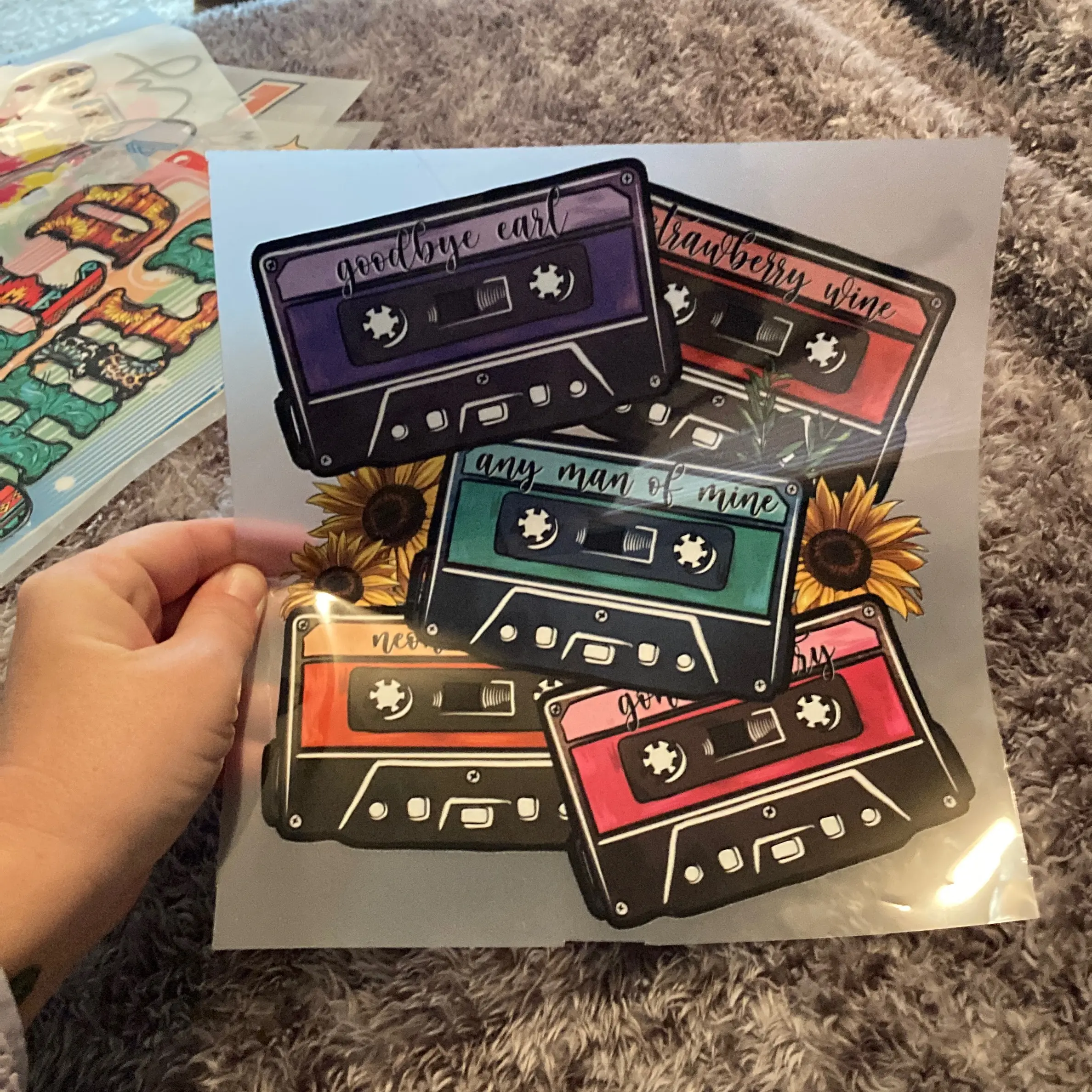 Heat transfer - BUY 2 PRINTS RECEIVE A FREE MAKEUP BAG WHILE SUPPLIES LAST