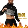 JEVPE Unisex Sauna Suit Sportswear - Jacket and Pants for Fitness Training S-5XL