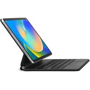 Keyboard Case for iPad 10th Generation 2022 & 11th (A16, 2025) - Magic-Style Keyboard with Multi- Trackpad - Floating Cantilever Stand -  Case for iPad 10.9 inch 10th / 11th Gen.