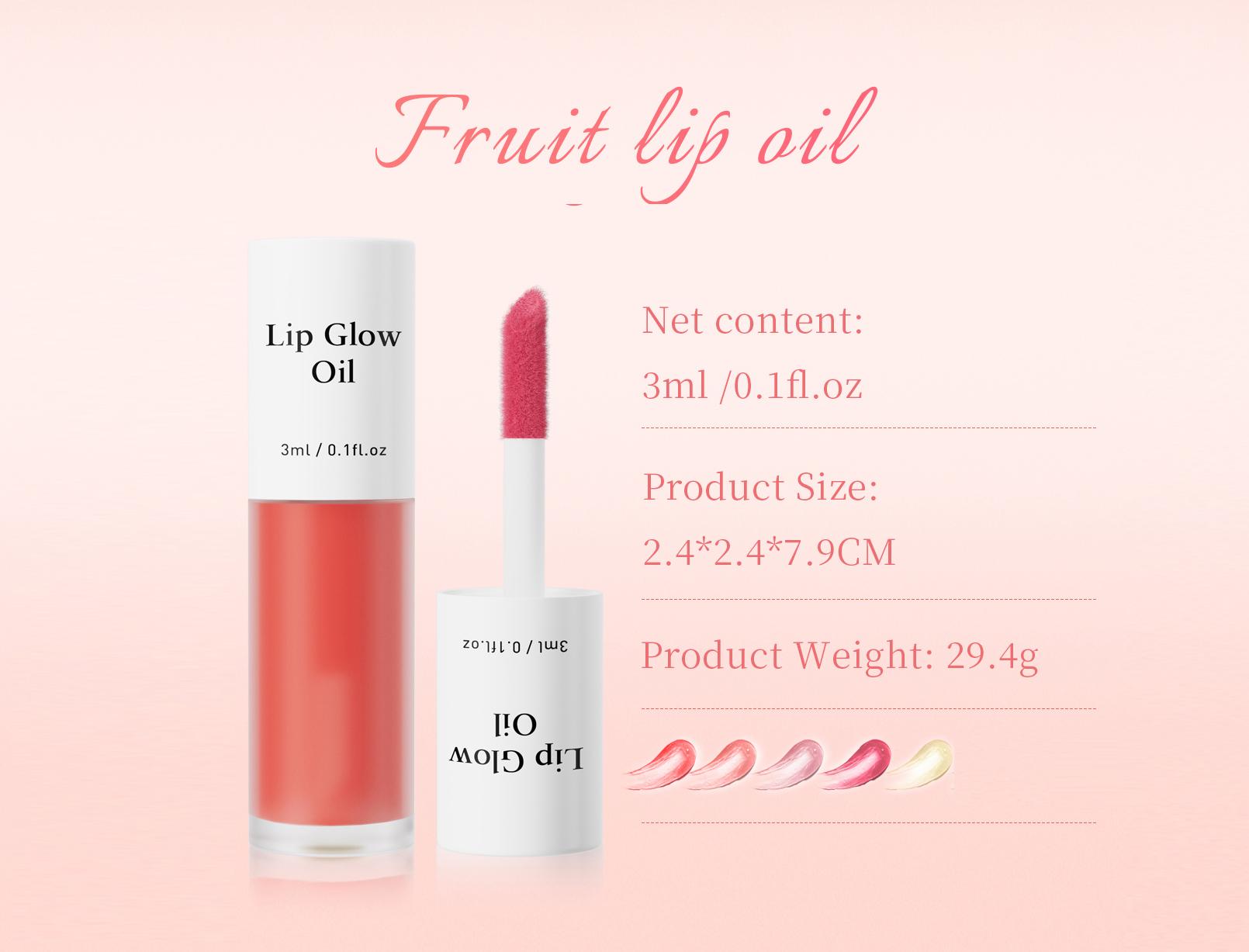 BOGO Alert 2-Count Lip Glow Oil Lip Stain Glossy Tinting Long Lasting Moisturizing Hydrating Plump Transfer Proof Lip Care Makeup
