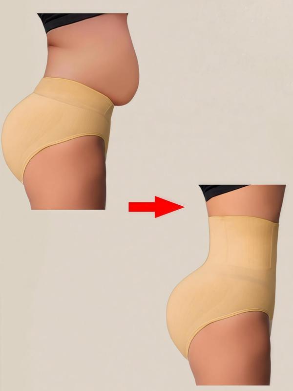 JMK 1 Count Seamless High Waist Shaping Panties, Tummy Control Underwear Slimming Butt Lifter Waist Trainer Body Shaper Shapewear Shorts,  Women's Underwear Sheath Flat Belly Lingerie Briefs,Suitable For Daily Wear Or Training, High Waist Shaperwear